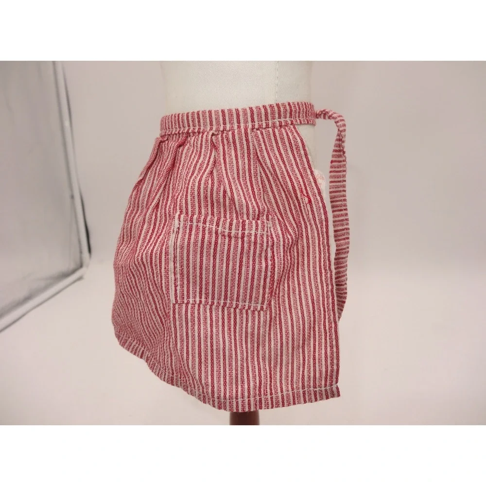 American Girl Kirsten Meet Apron Historical Retired Accessory Red White Striped